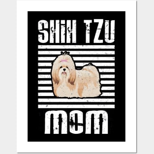 Shih Tzu Mom Proud Dogs Posters and Art